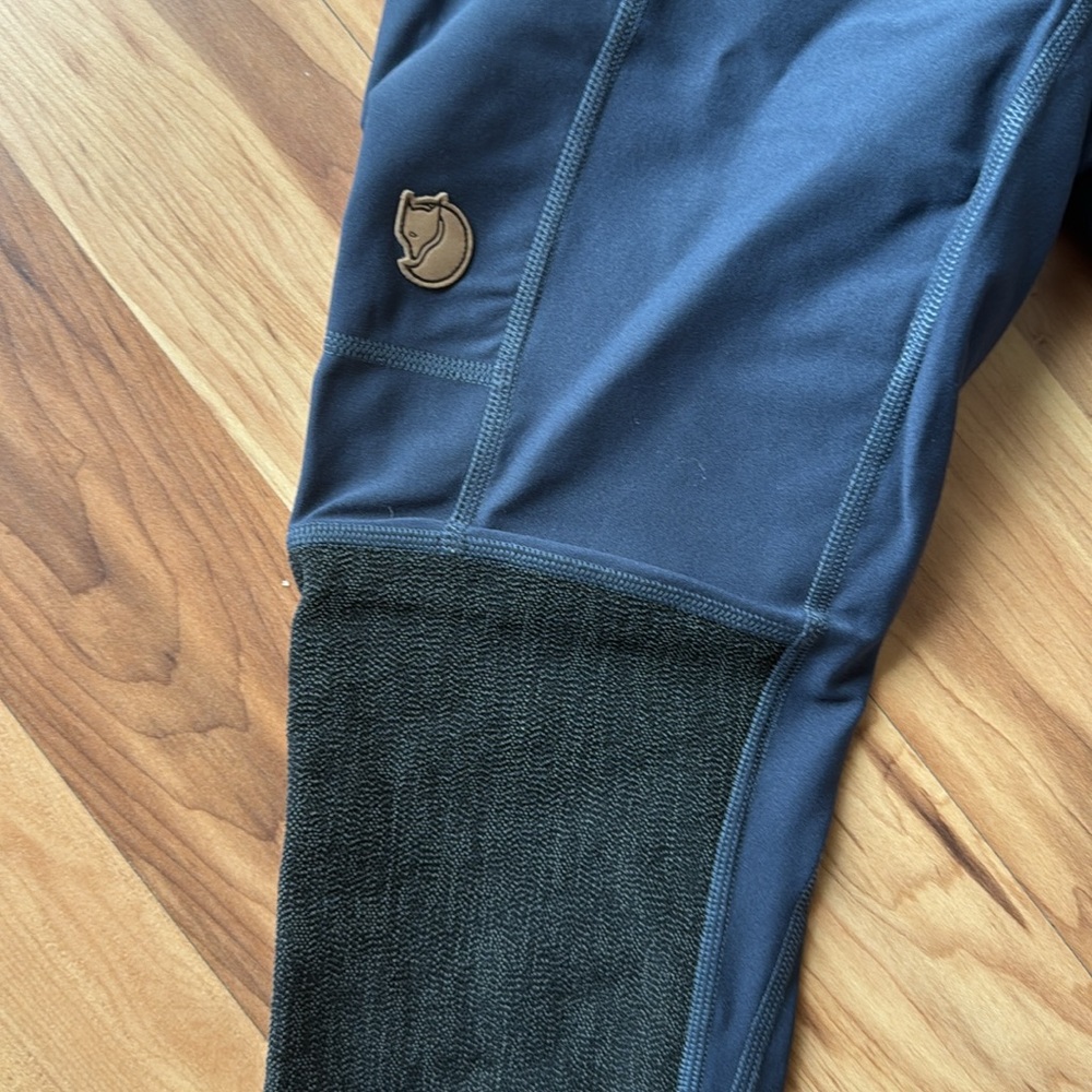 Fjallraven Women's Blue and Black Leggings - Picture 5 of 7